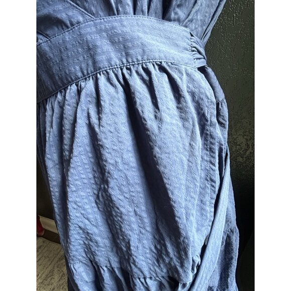 NWT Vineyard Vines Performance Harbor Wrap Dress Navy Sz Large - Picture 8 of 14